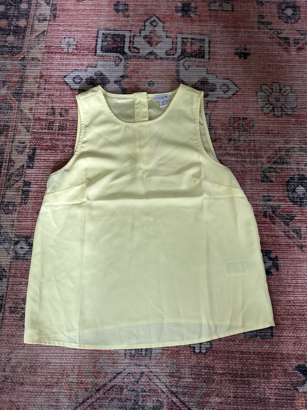 J. Crew Sleeveless Button Back Tank Top